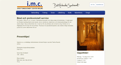 Desktop Screenshot of imc-malmo.com